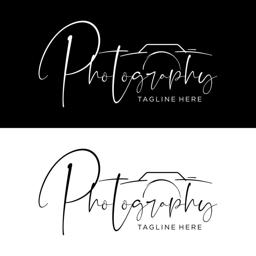 fotografi logotyp design vektor inspiration