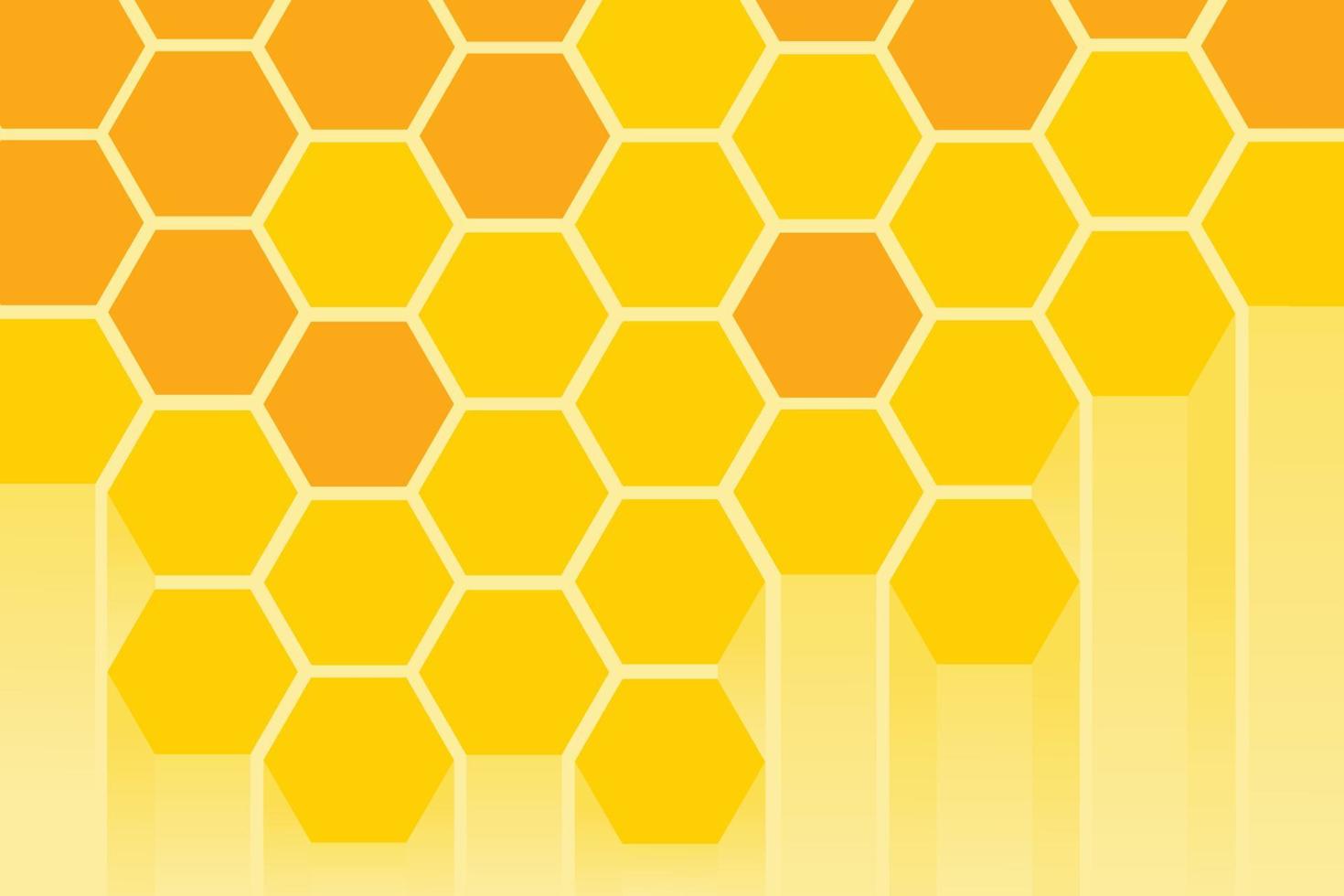 Hexagon-Wabenhintergrundvorlage für Banner oder Poster vektor