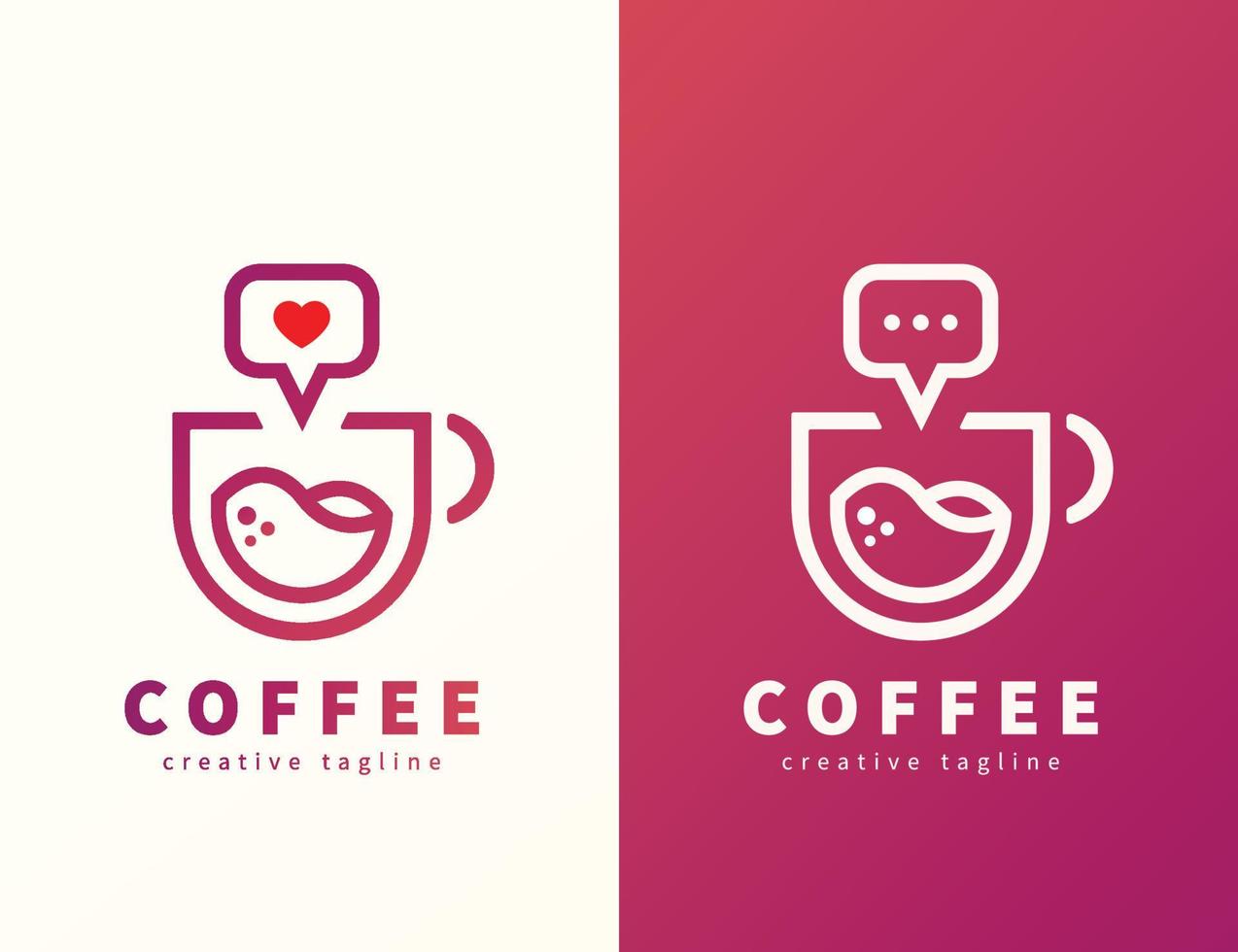 Kaffee-Logo-Design vektor