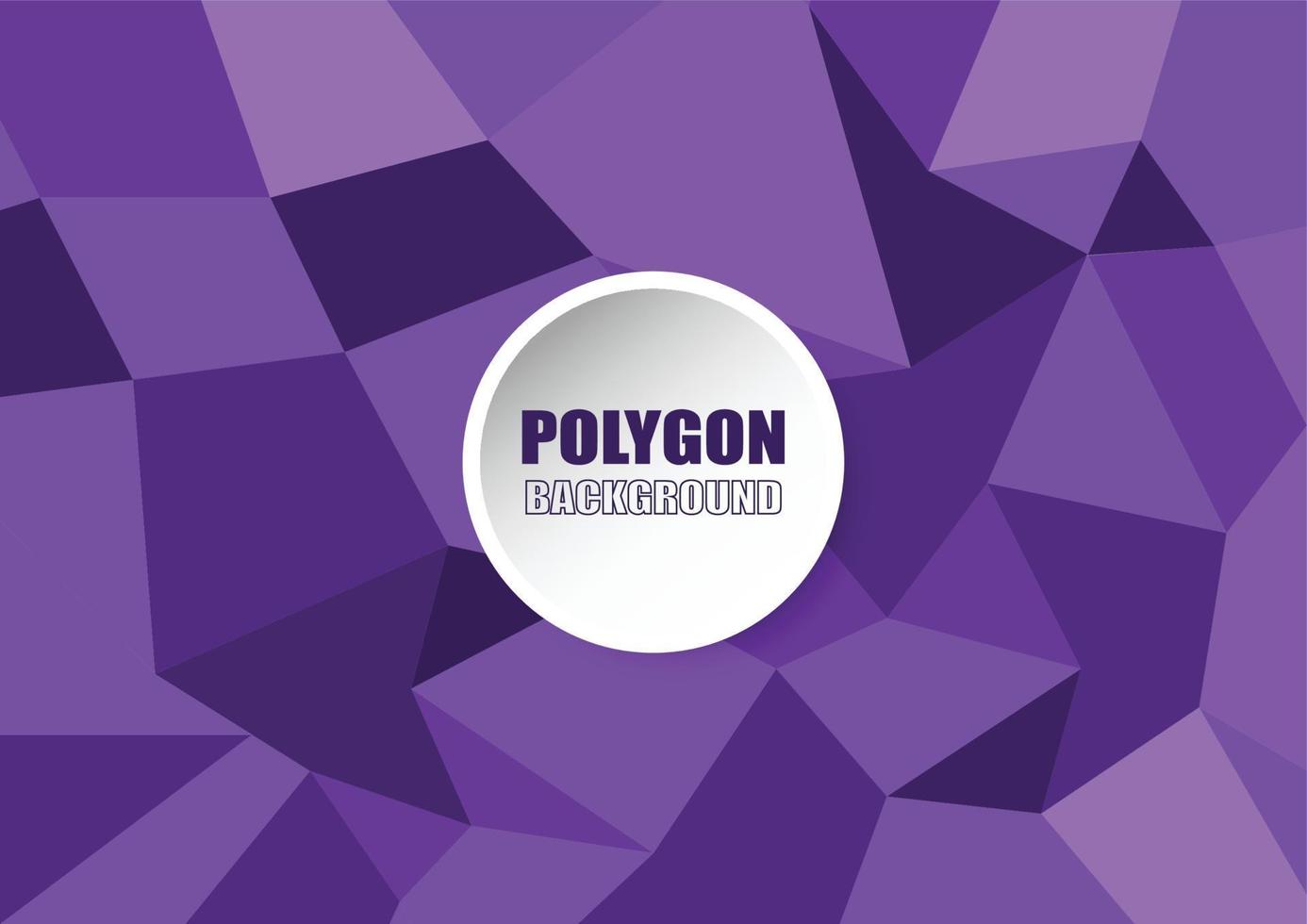 Polygon abstrakter lila Hintergrund Protonenvektordesign vektor