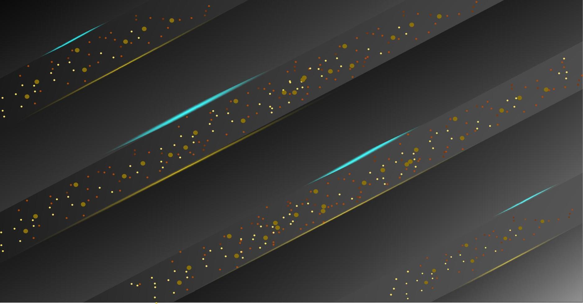 erstklassige diagonale linie abstrakter schwarzer hintergrund mit dynamischem schatten und tupfen. Vektor-Illustration vektor