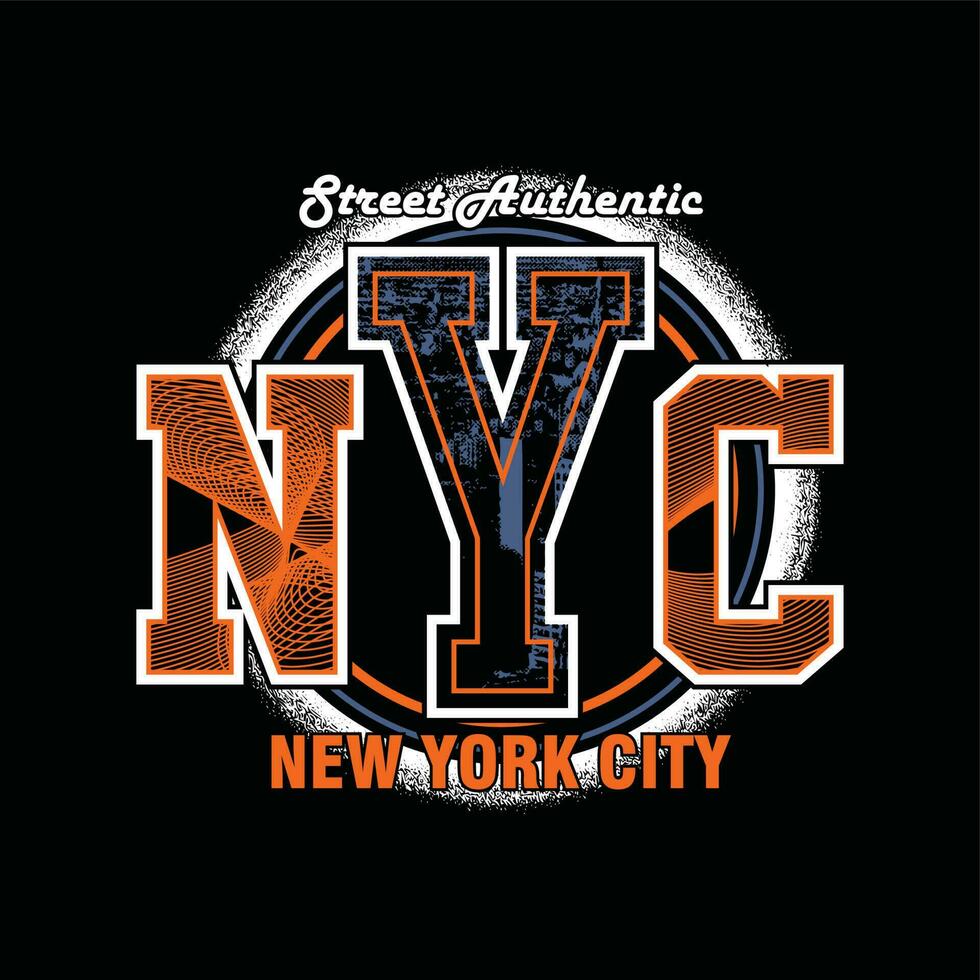 ny new york, element av män mode och modern stad i typografi grafisk design. vektor illustration. tshirt, kläder, kläder och andra användningsområden