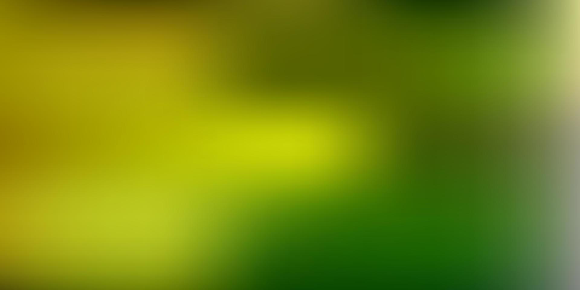 hellgrüne, gelbe Vektor abstrakte Unschärfeschablone.