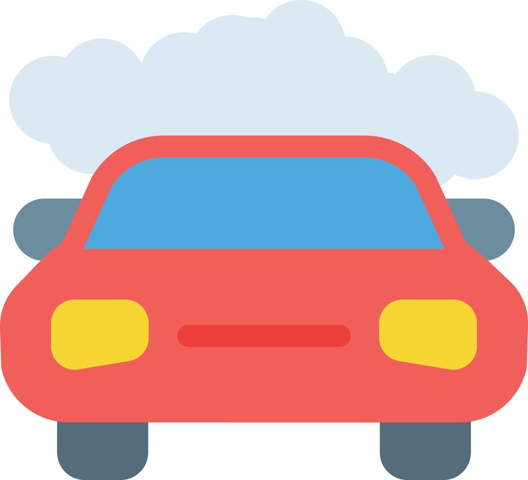 Auto-Smog-Vektorillustration auf einem Hintergrund. Premium-Qualitätssymbole. Vektorsymbole für Konzept und Grafikdesign. vektor