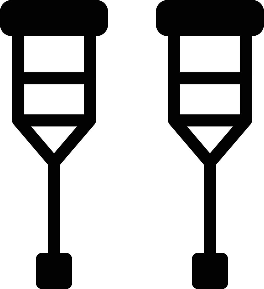 kryckor vektor illustration på en bakgrund. premium kvalitet symbols.vector ikoner för koncept och grafisk design.