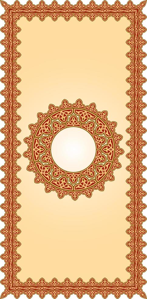 Vektor goldene islamische Kunstornamente