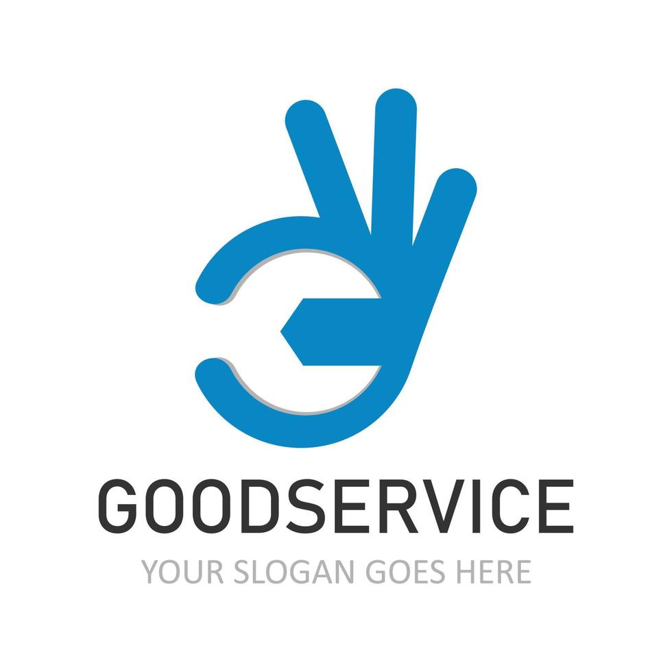 gutes Service-Logo vektor