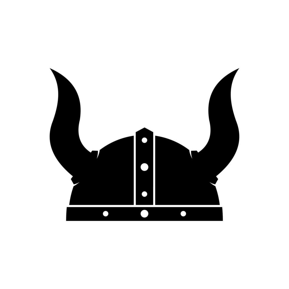 viking hjälm logotyp vektor