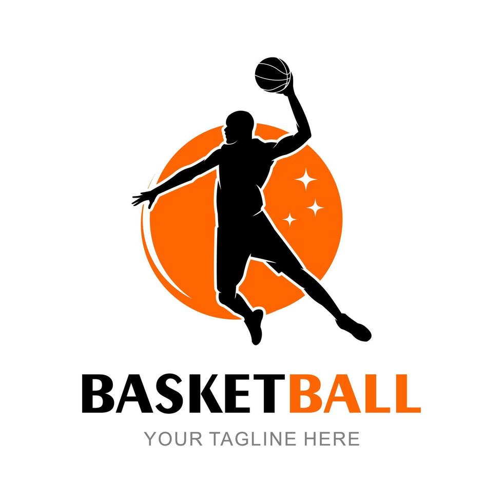Basketball-Vektor-Logo vektor