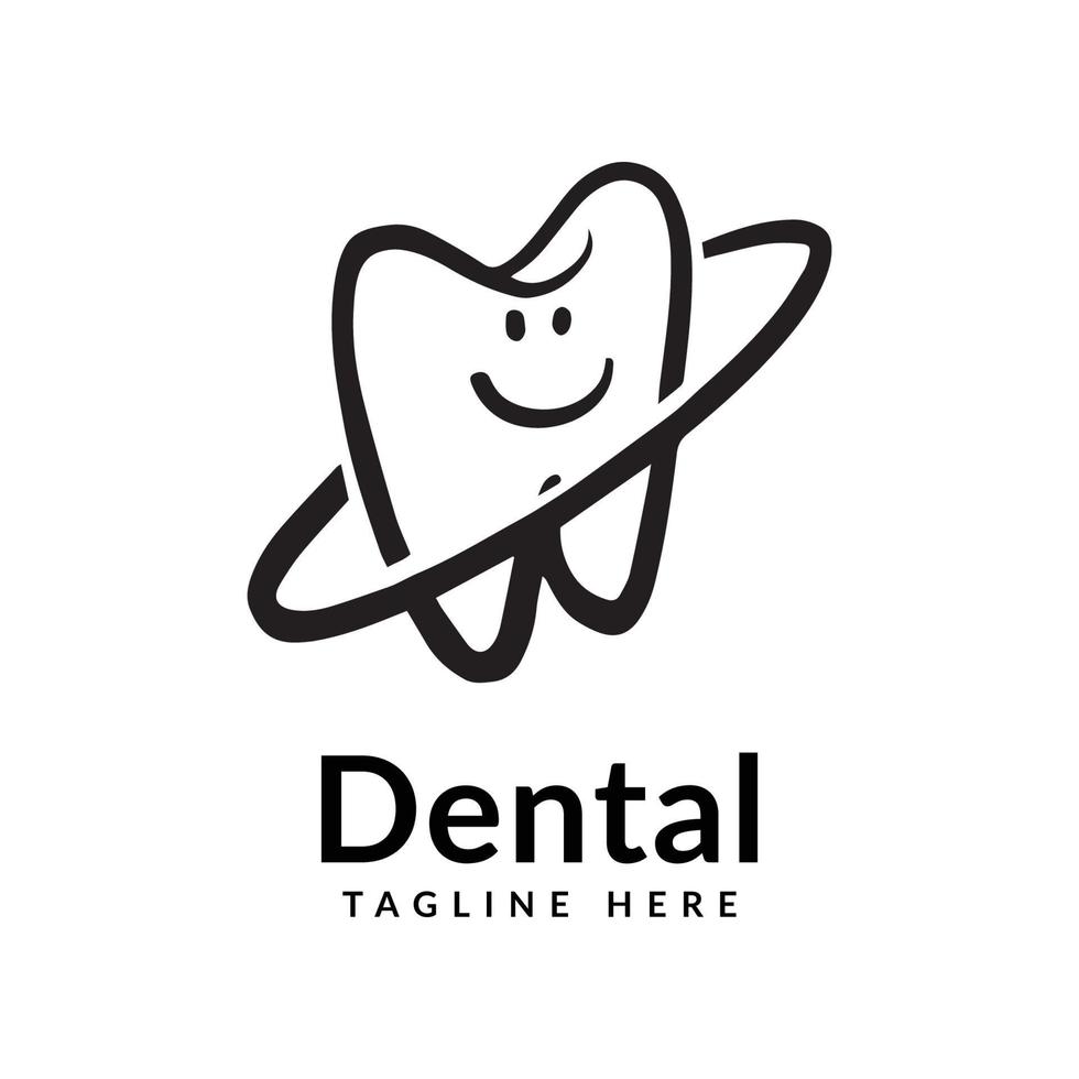 Zahnpflege-Logo vektor