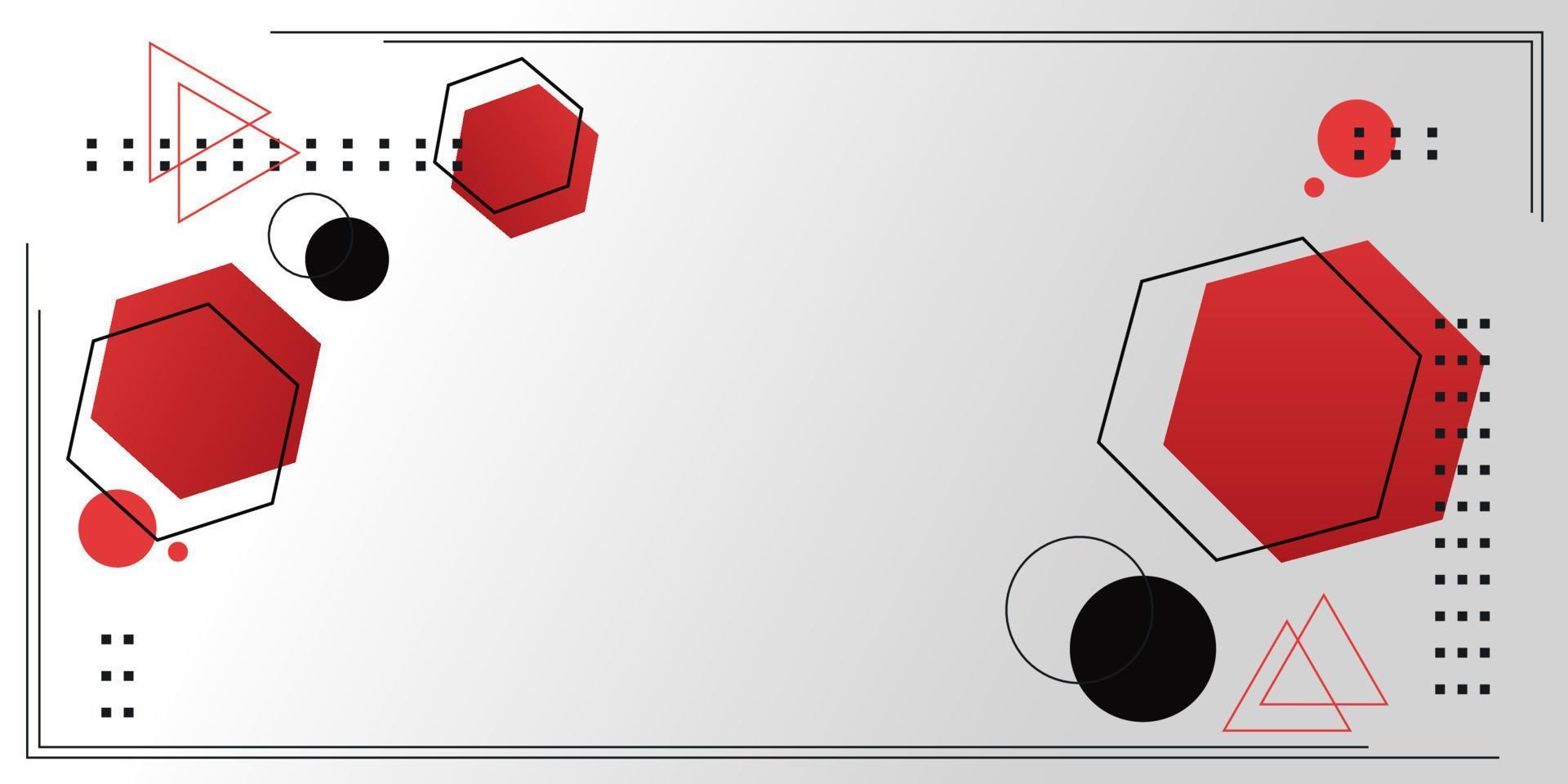 abstrakte geometrische form mit einfacher farbe vektor