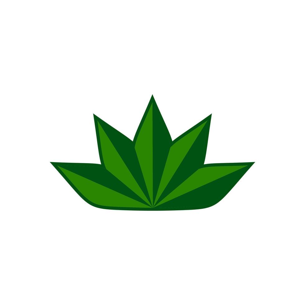 natur cannabis, marijuana logotyp, skönhetslogotyp, kosmetika för kvinnor vektor