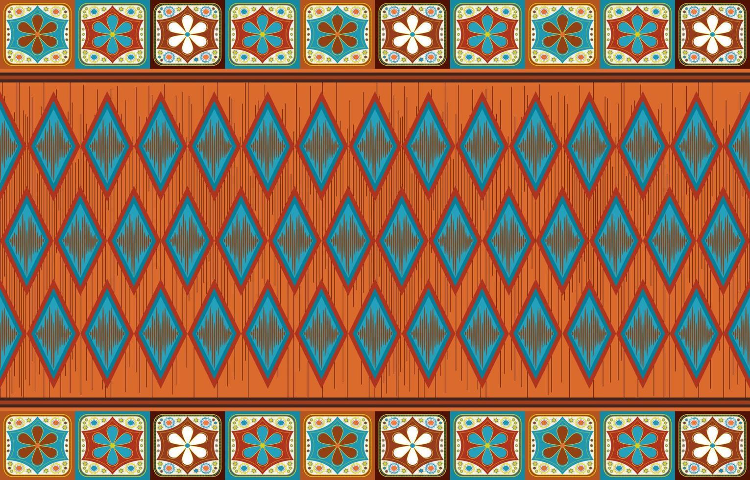 Vektor - abstraktes nahtloses Muster der geometrischen ethnischen. stickerei, afrikanisch, marokko, islamisches design. kann für Druck, Papier, Vorhang, Kissen, Stoff, Stoff verwendet werden.