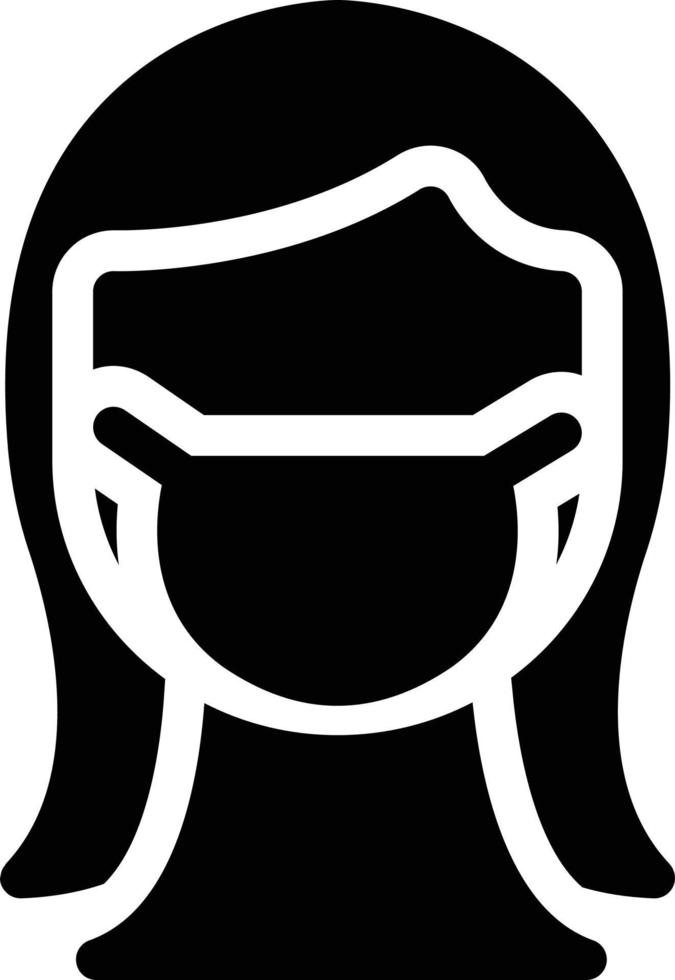 kvinnlig mask vektor illustration på en bakgrund. premium kvalitet symbols.vector ikoner för koncept och grafisk design.