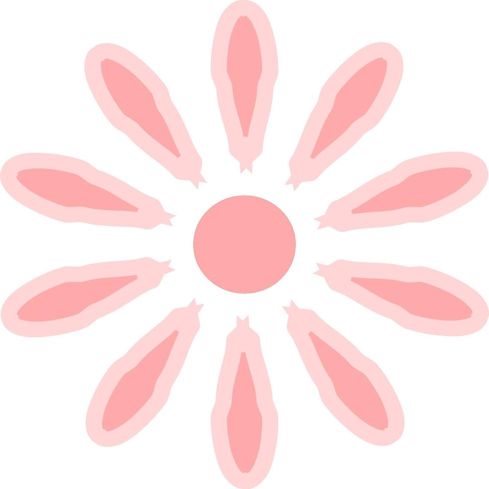 blomma ikon design vektor
