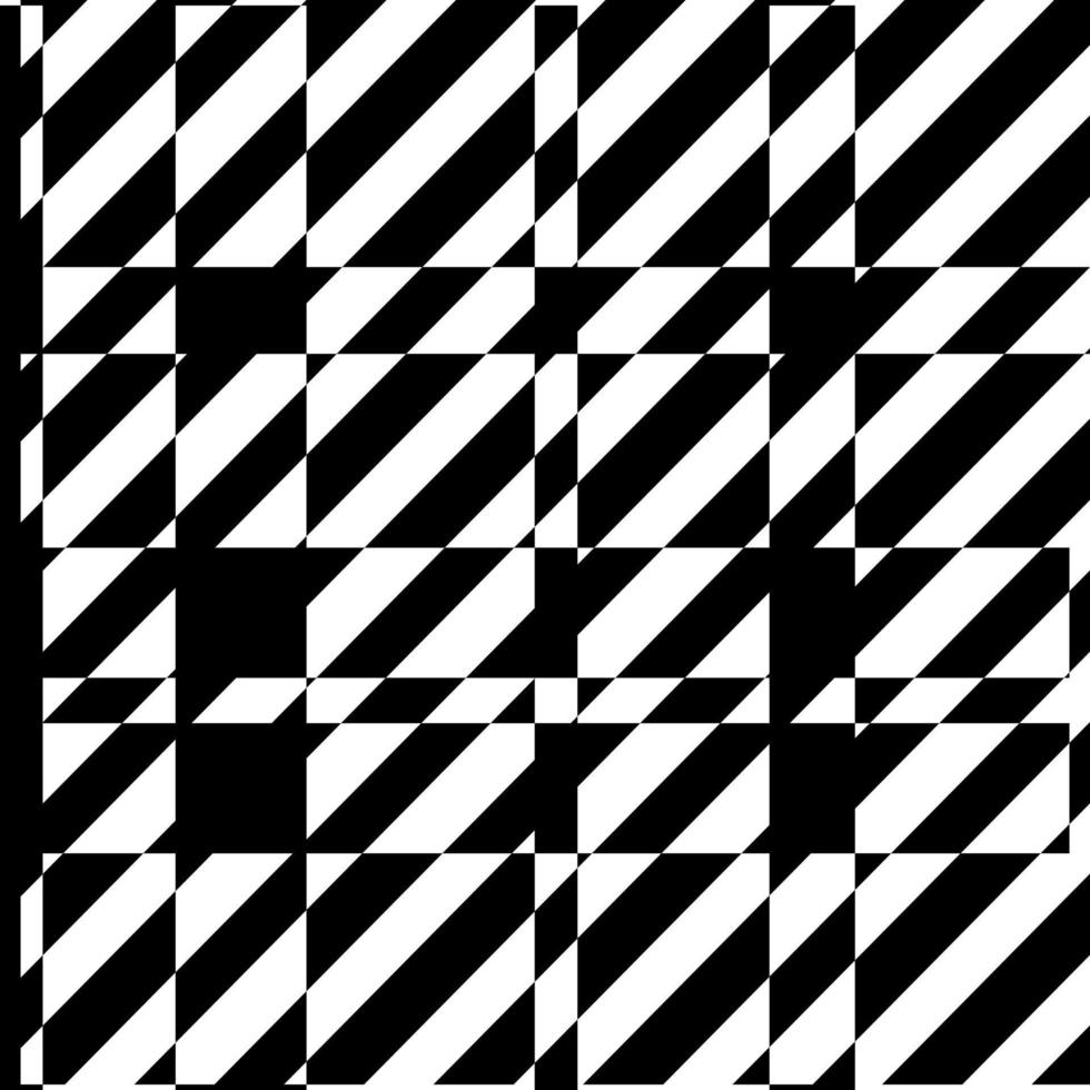 svart och vitt mönster geometrisk bakgrund vektor