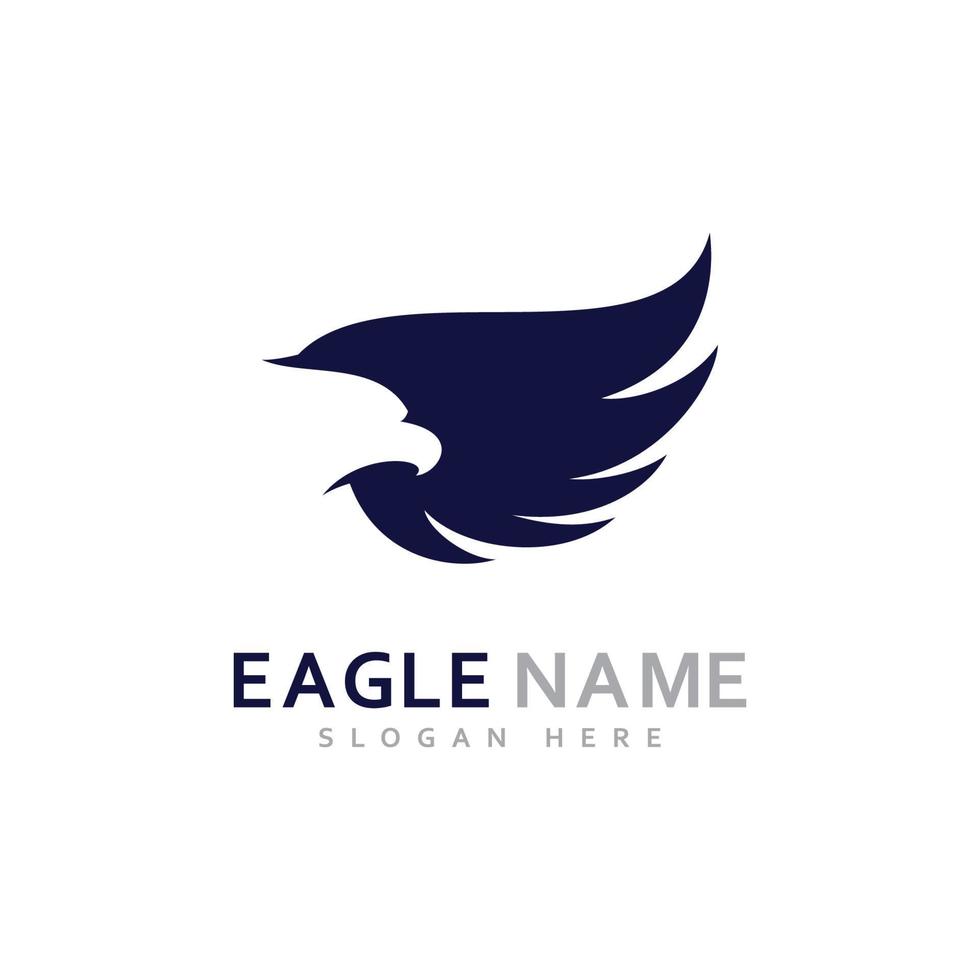 eagle logo design vektor eagle wings vektor symbol mall illustration