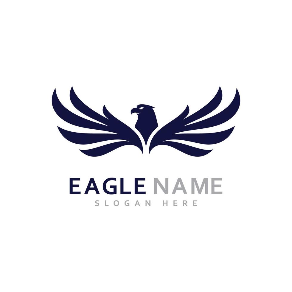 eagle logo design vektor eagle wings vektor symbol mall illustration