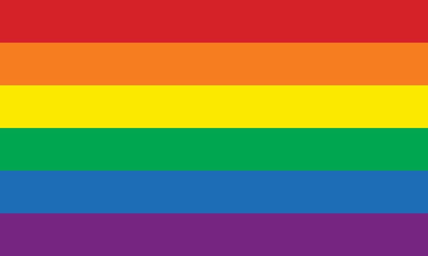 lgbt-stolzflagge, regenbogenflaggenhintergrund. mehrfarbige Friedensflaggenbewegung. ursprüngliches Farbsymbol. Symbol für horizontale Streifen. Grafikdesign-Zeichenmodell. vektor