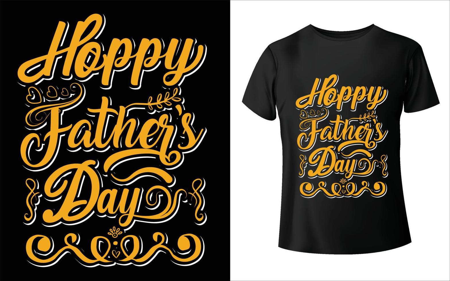 glad fars dag t-shirt design vektor