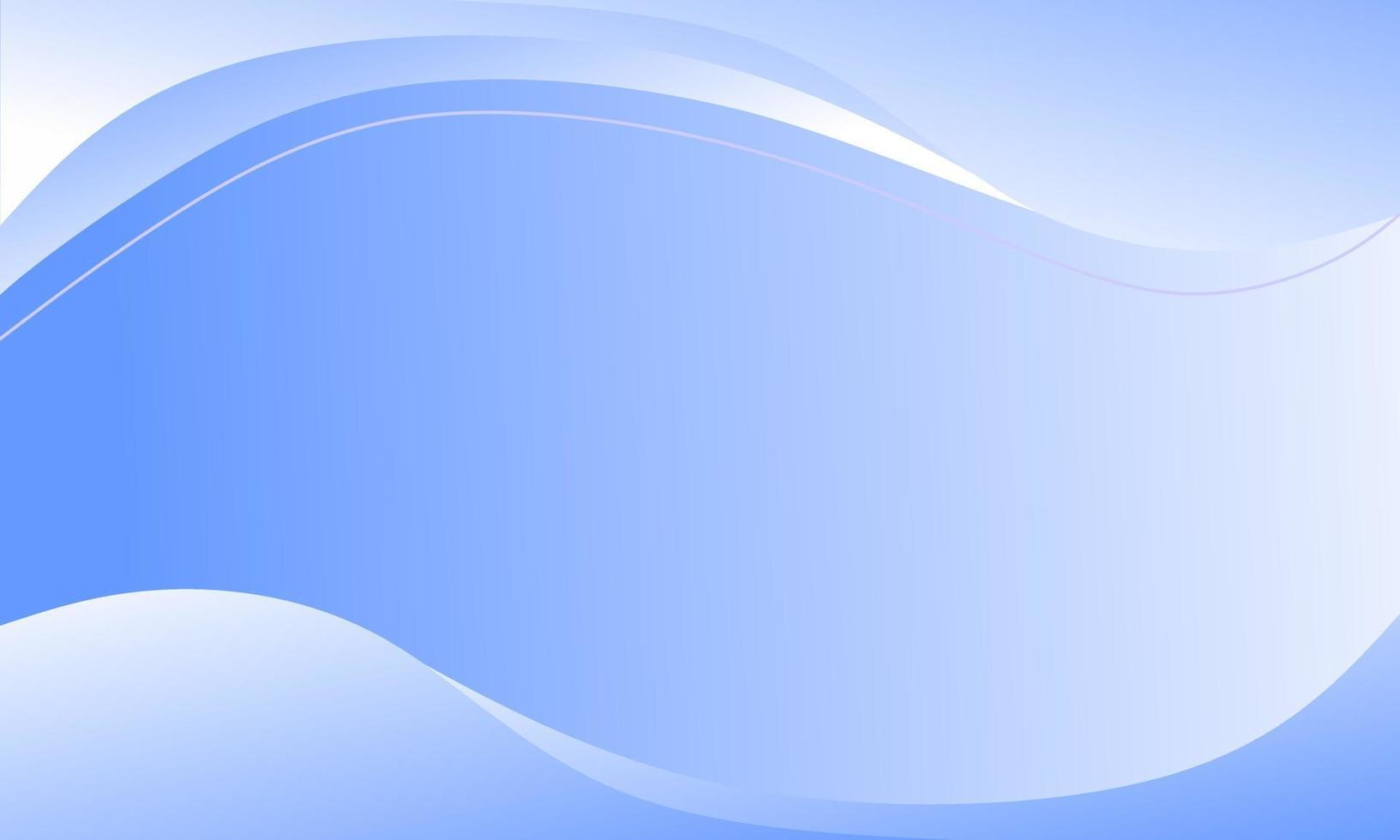 blå gradient färg bakgrund vektor design med böjda element. enkel och modern design för banderoller och affischer