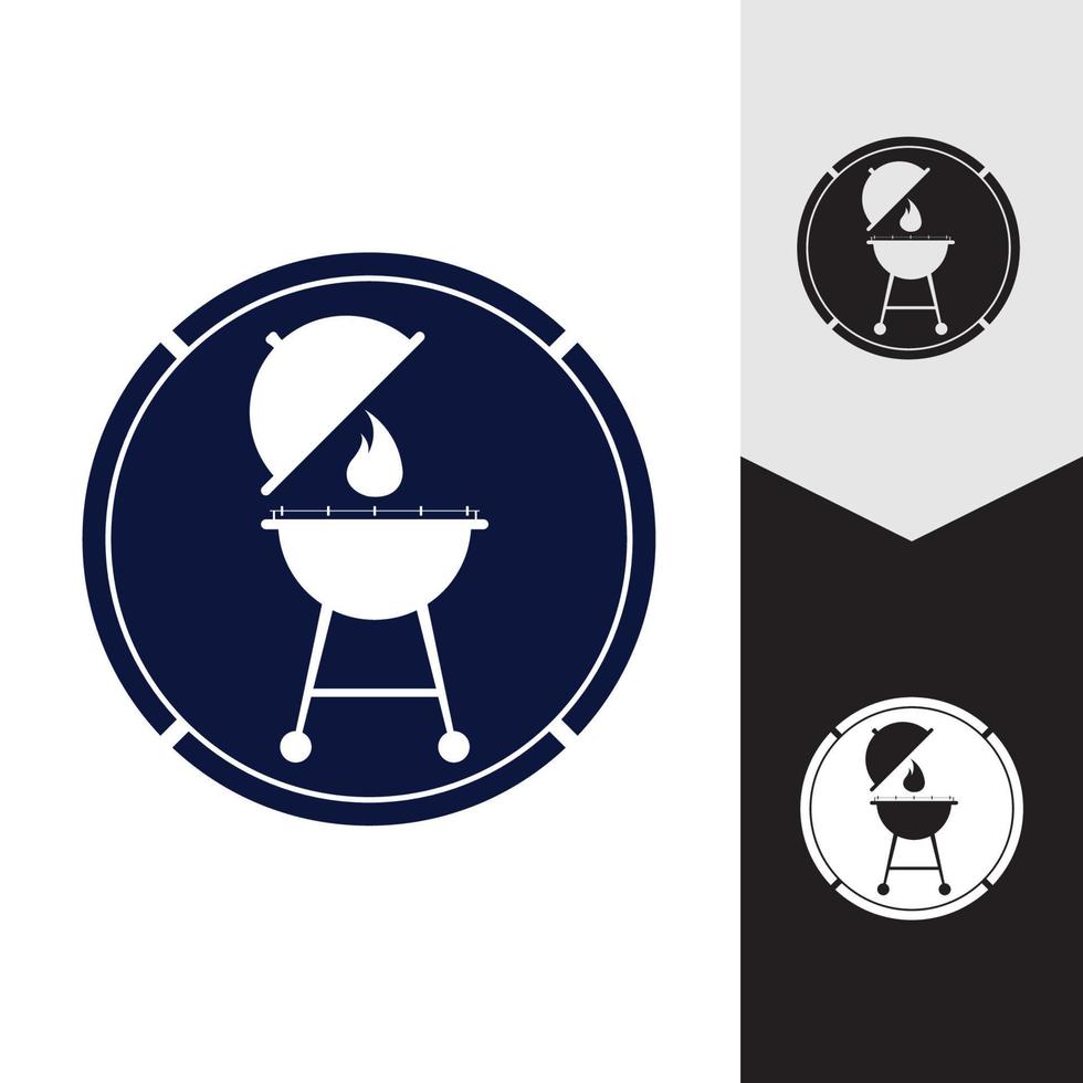 Grill-Symbol-Vektor-Illustration vektor