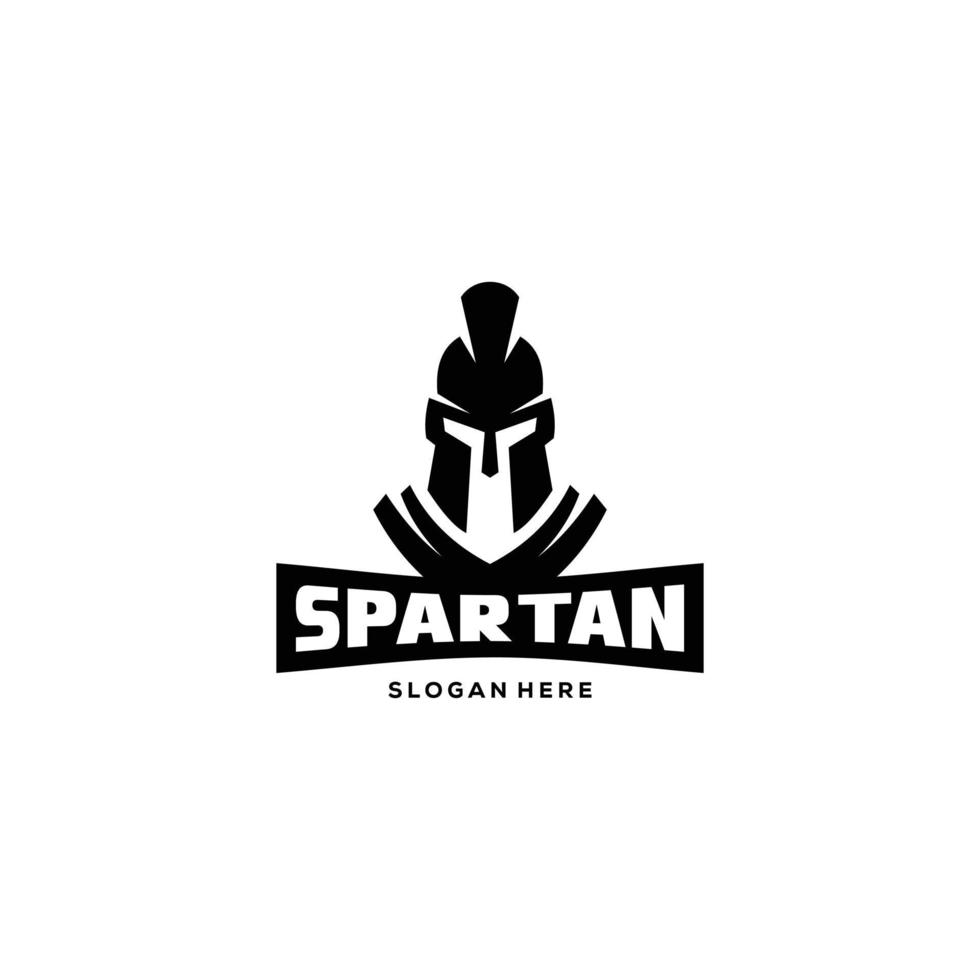 spartanische Logo-Vektordesigns vektor