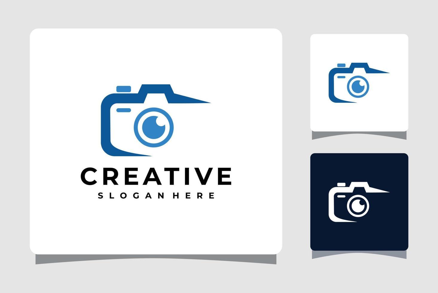 Inspiration für das Design von Kamerafotografie-Logo-Vorlagen vektor