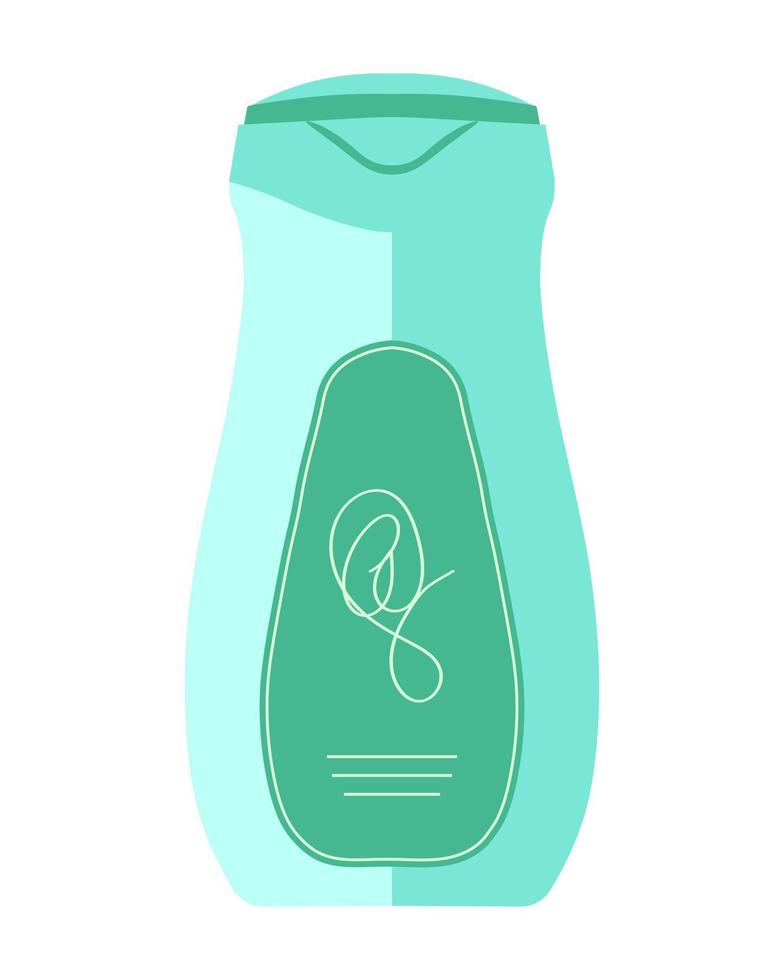 Haarwasch-Shampoo-Flasche. Vektor-Illustration. vektor