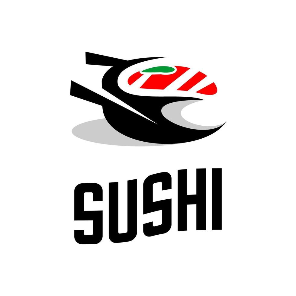 sushi logotyp vektor
