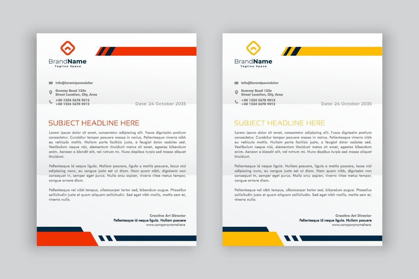 företag företags brevpapper formgivningsmall vektor