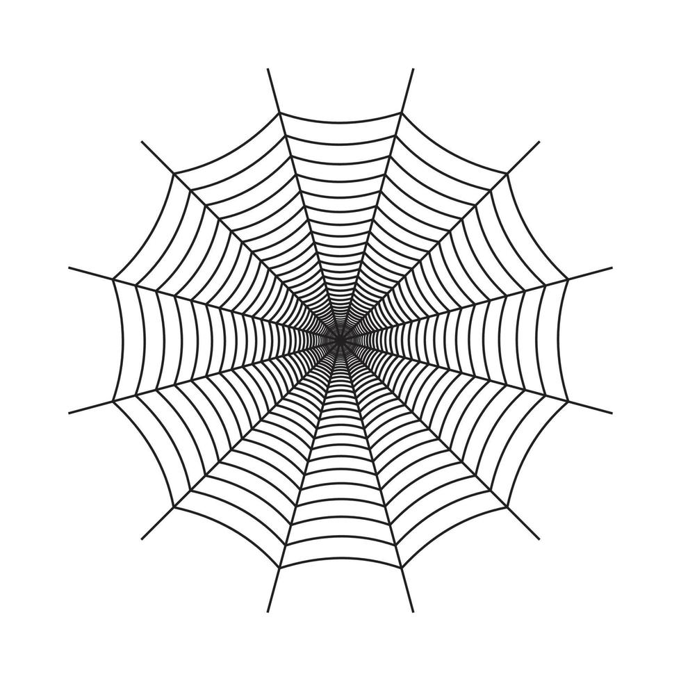 halloween dichte schwarze spinnennetze vektordesign. Halloween-Illustrationsdesign mit dem schwarzen Spinnennetz. altes gruseliges spinnennetzdesign mit schwarzer farbe. vektor