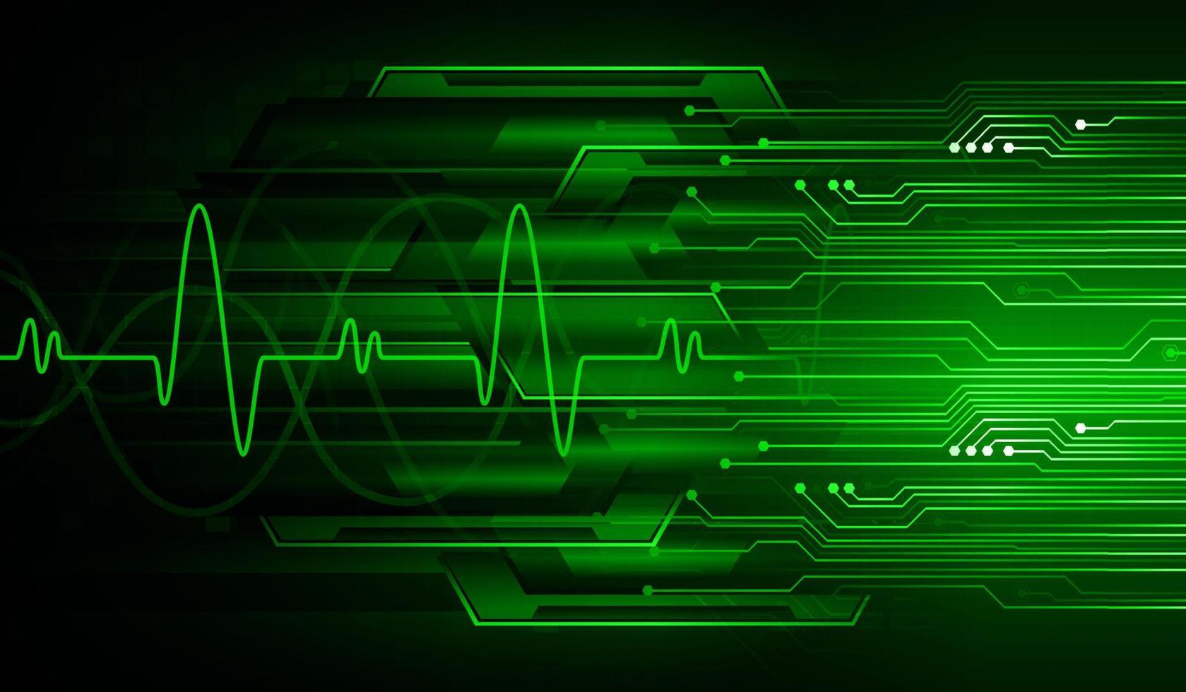 blå abstrakt höghastighetsinternetteknik bakgrundsillustration. puls hjärta. ekg. elektrokardiogram vektor