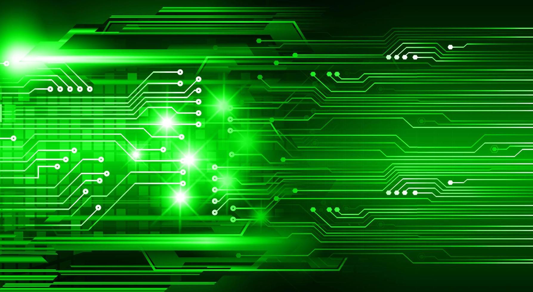 Cyber Circuit Future Technology Konzept Hintergrund vektor