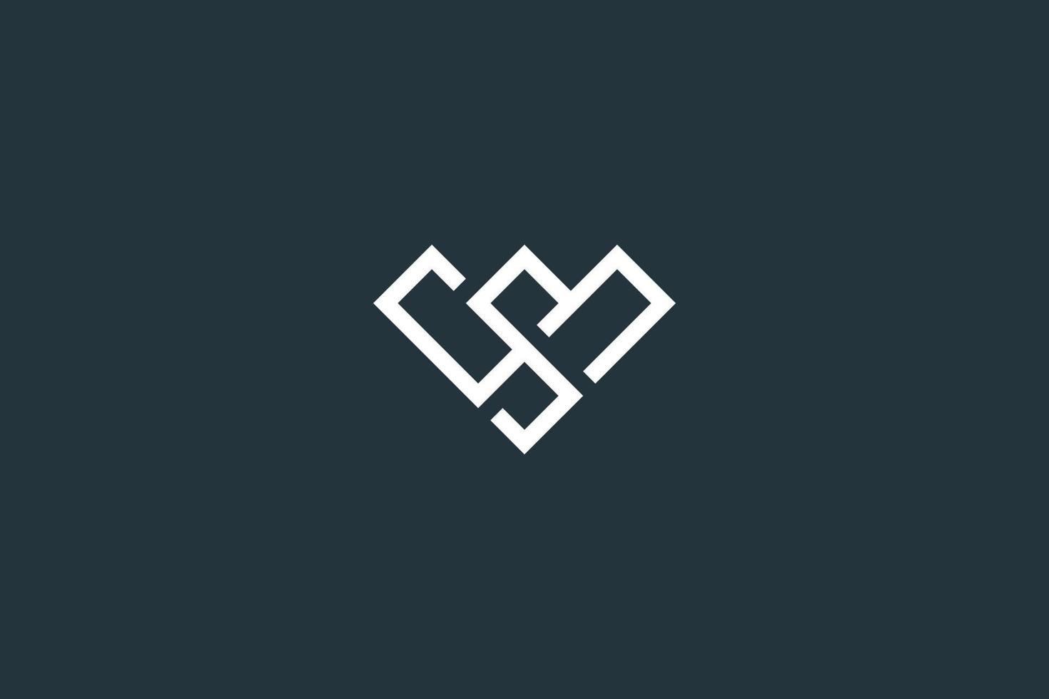 initial bokstav ws eller sw logotyp design vektor mall