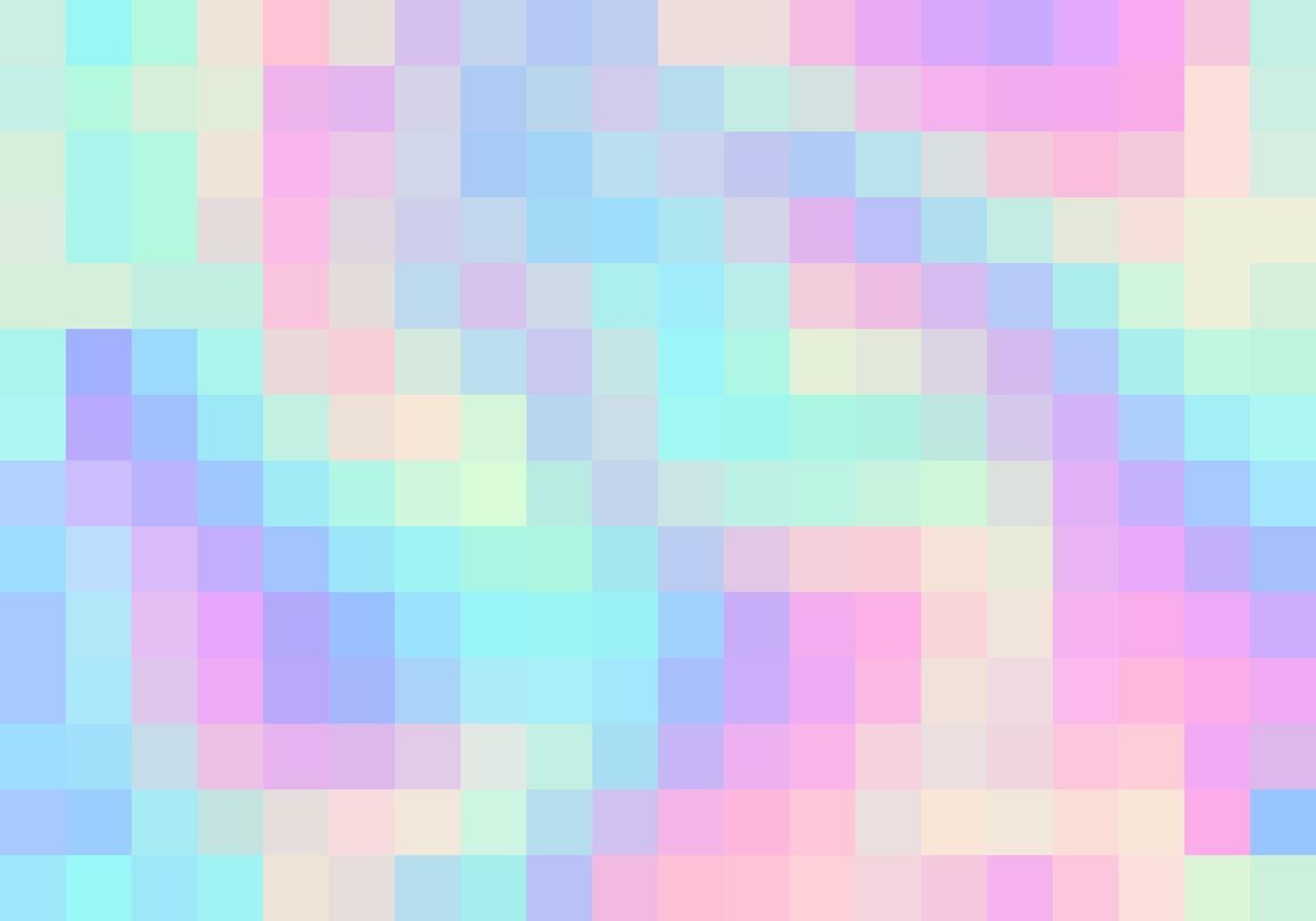 Vektornahtloser abstrakter Regenbogenhintergrund im Pixelstil. buntes Muster im Tie-Dye-Stil. vektor