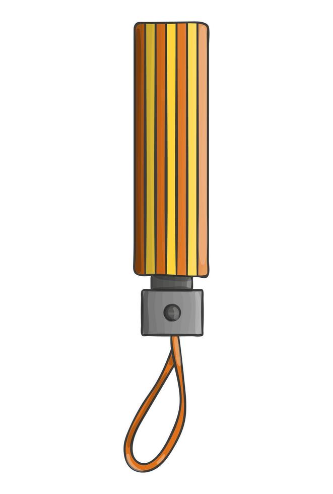 vektor färgad paraplyikon isolerad på vit bakgrund. färgglad regn sköld illustration. tecknad stil