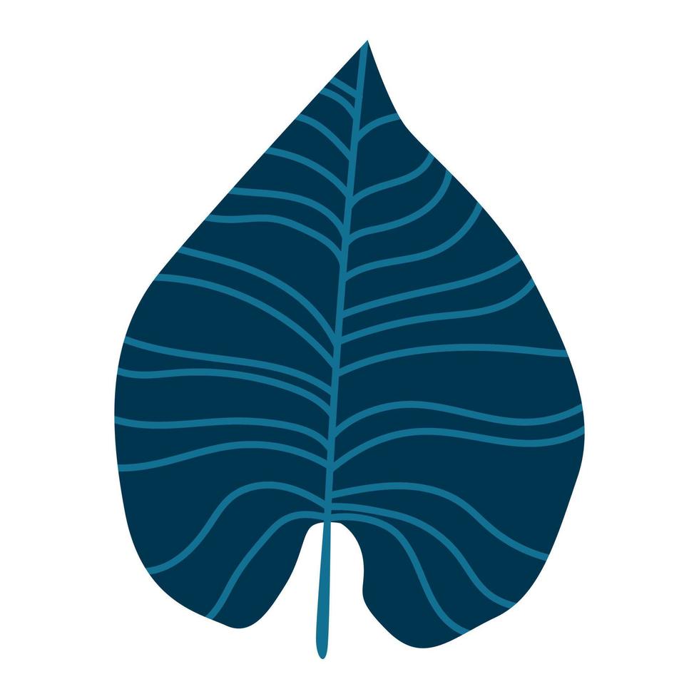tropisk lämna palm grön natur isolerad ikon vektor illustration design