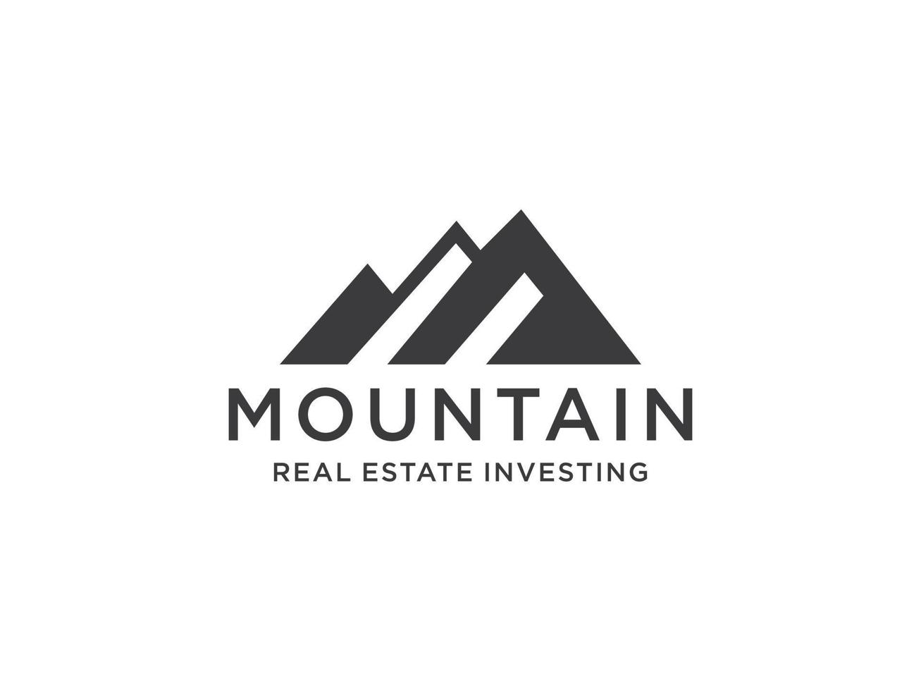 Inspiration für das Design von Berg-, Reise-, Abenteuer-Hipster-Logos vektor