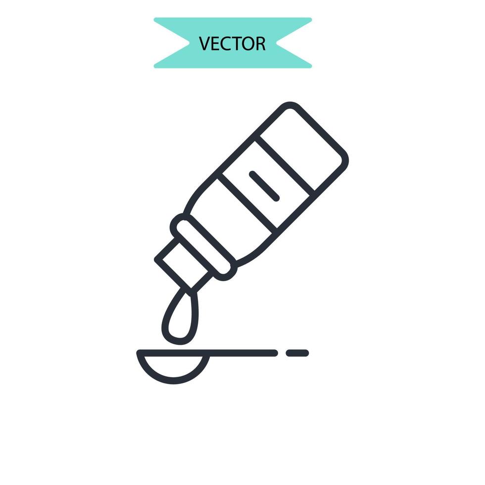 hostsirap ikoner symbol vektorelement för infographic webben vektor