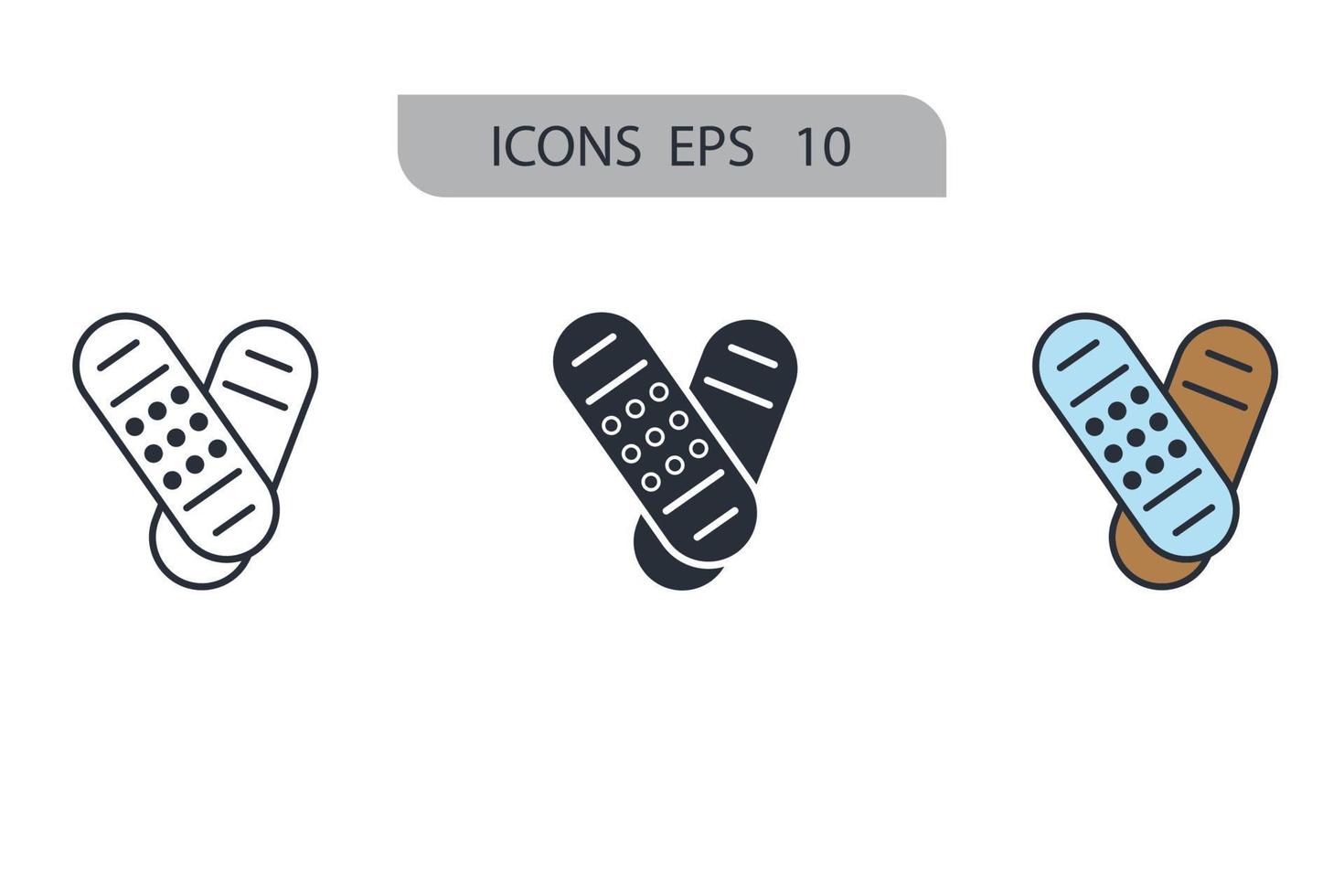 patch ikoner symbol vektor element för infographic webben