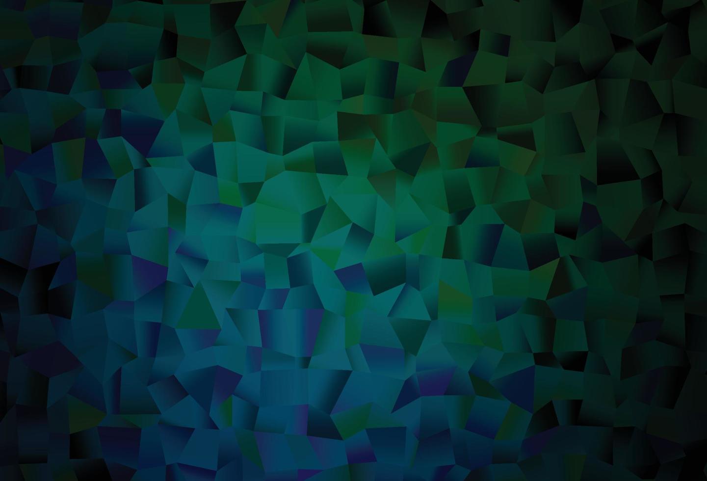 mörkblå, grön vektor bakgrund med linjer, rektanglar.