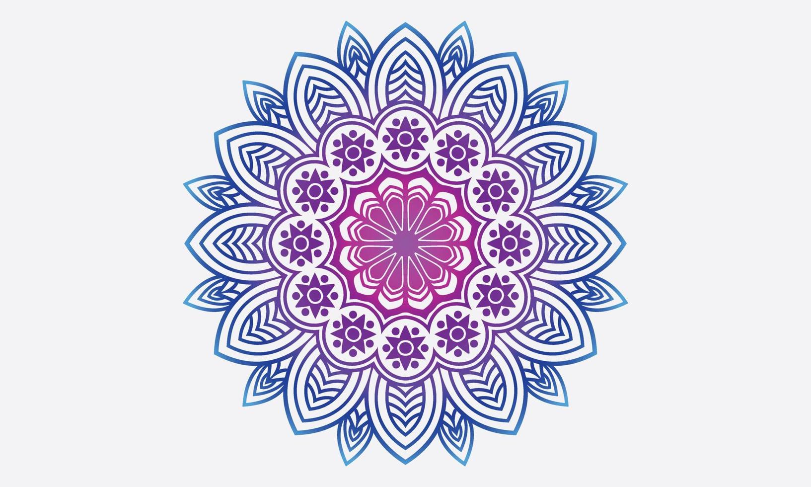 mandala mönster design. vektor