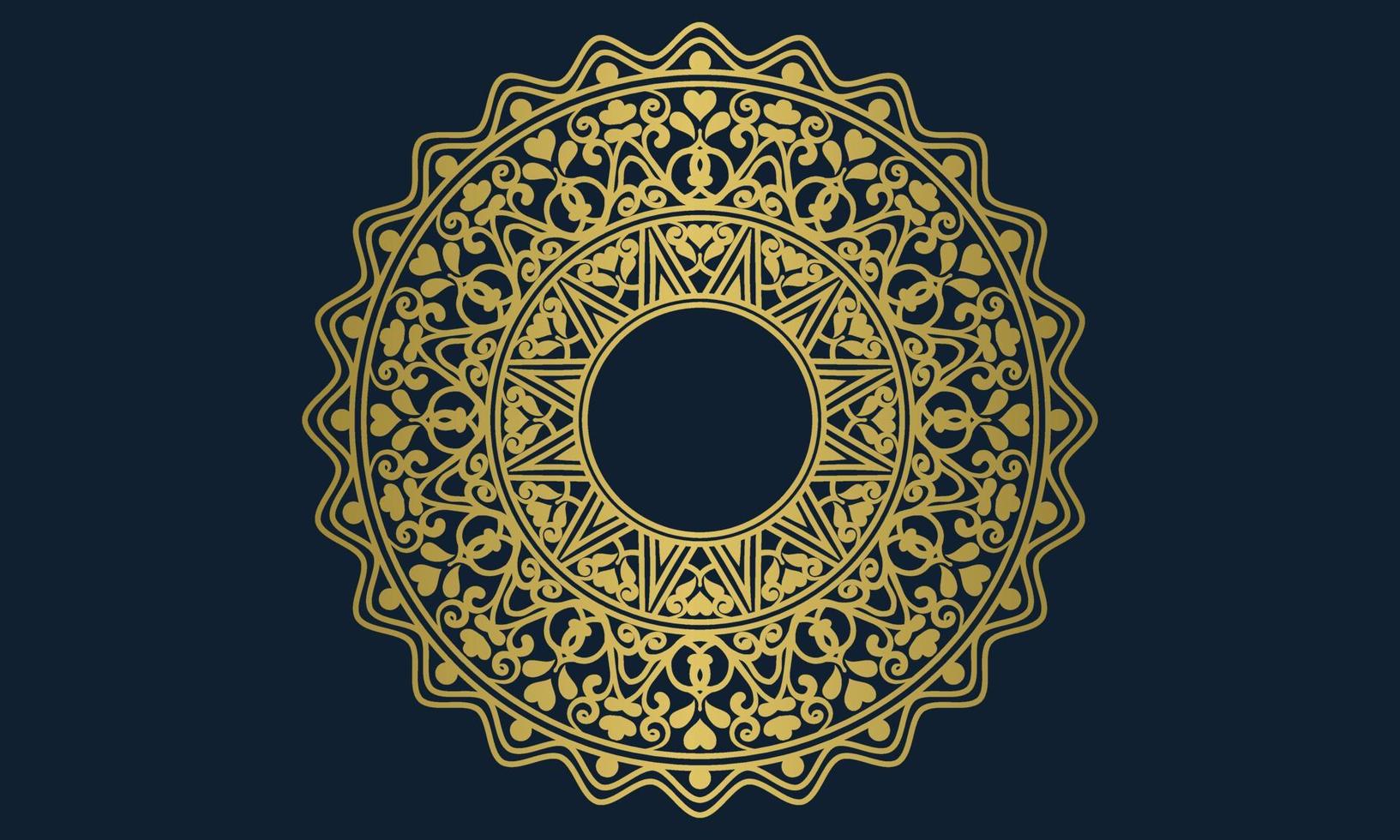 Mandala-Muster-Design. vektor