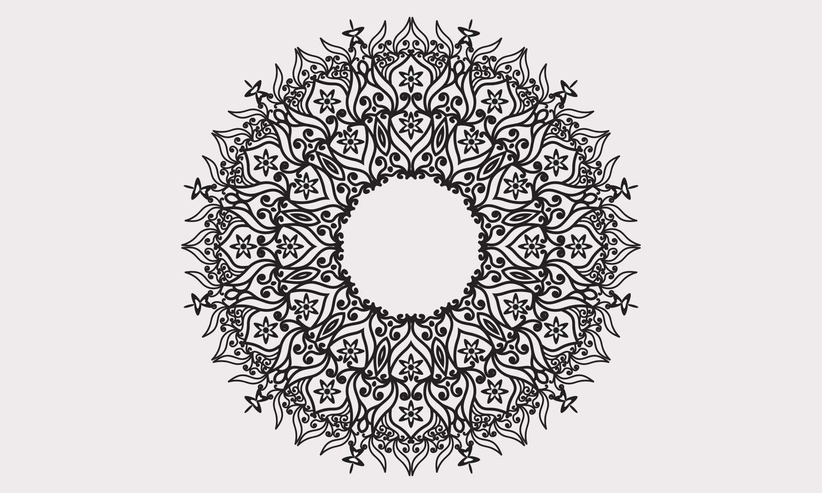 mandala mönster design. vektor