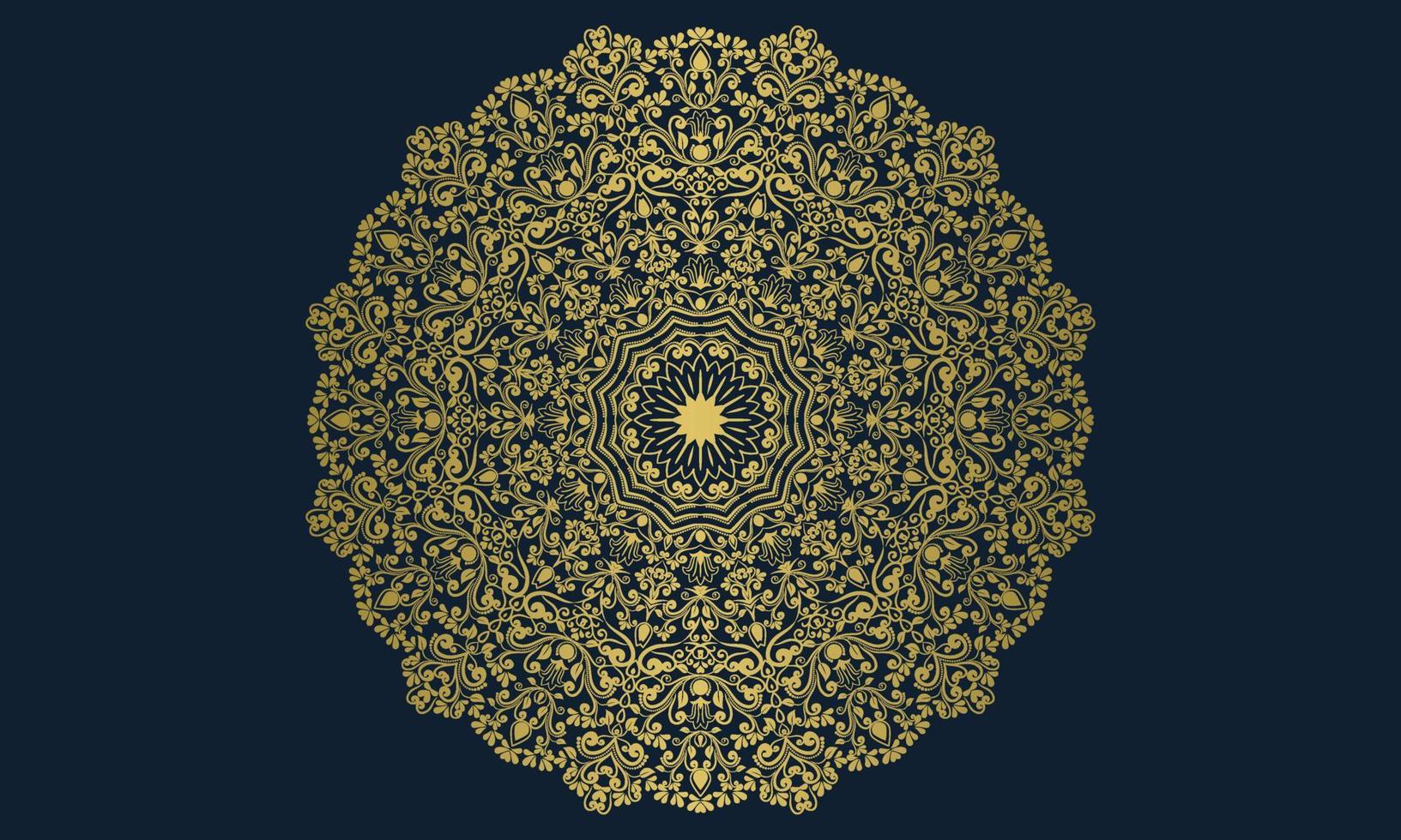 mandala mönster design. vektor