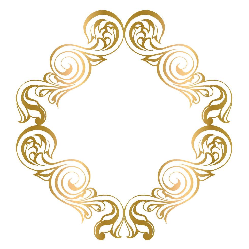 vektor damast vintage barock rulla prydnad virvel. viktoriansk monogram heraldisk sköld swirl.retro blommigt blad mönster gränsen lövverk antika akantus kalligrafi graverad tatuering. kakel dekorelement