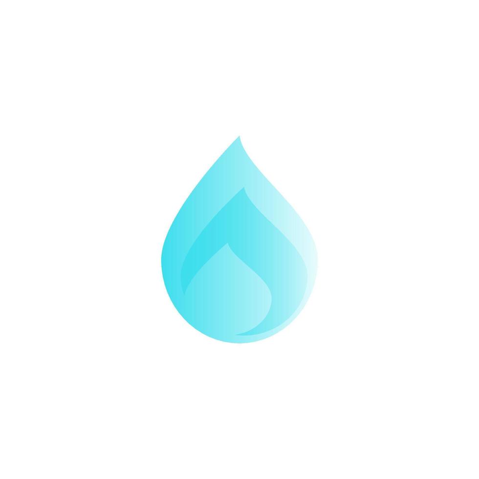 Wassertropfen-Icon-Design vektor