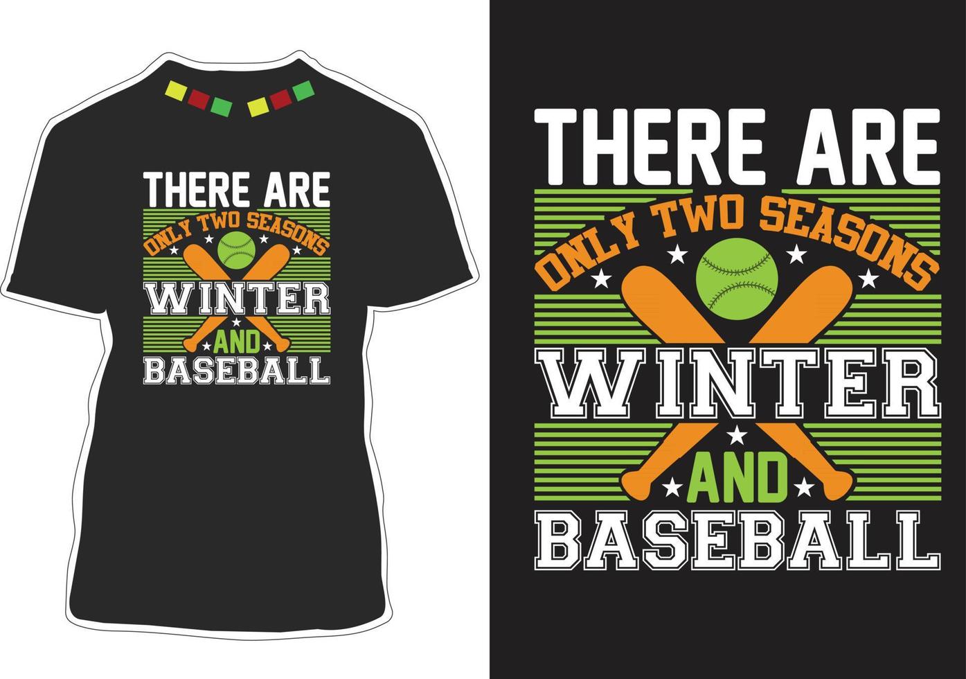 Baseball-T-Shirt-Design-Vektor vektor