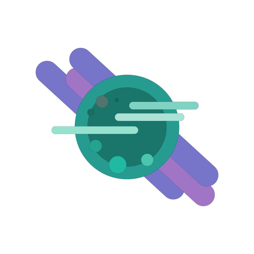 illustration symbol galax planet universum ikon vektor